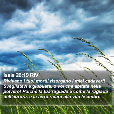 Isaia 26:19 RIV Bible Verse Image