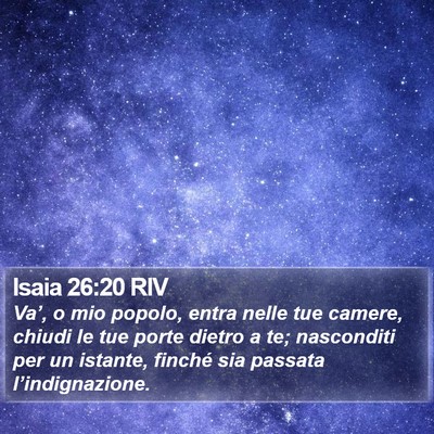 Isaia 26:20 RIV Bible Verse Image