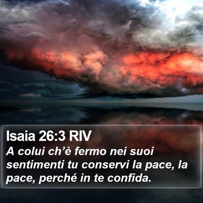 Isaia 26:3 RIV Bible Verse Image