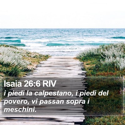 Isaia 26:6 RIV Bible Verse Image