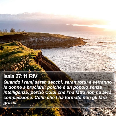 Isaia 27:11 RIV Bible Verse Image