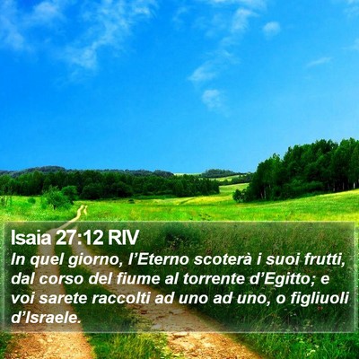 Isaia 27:12 RIV Bible Verse Image