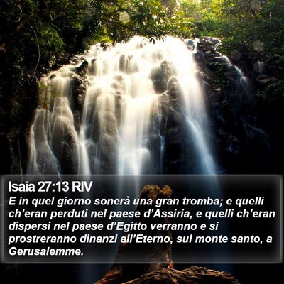 Isaia 27:13 RIV Bible Verse Image