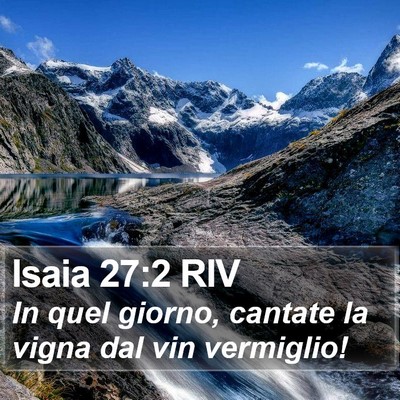 Isaia 27:2 RIV Bible Verse Image