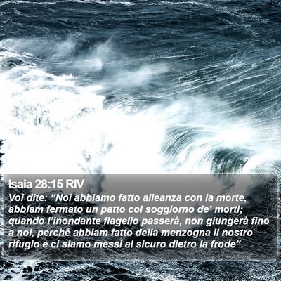 Isaia 28:15 RIV Bible Verse Image