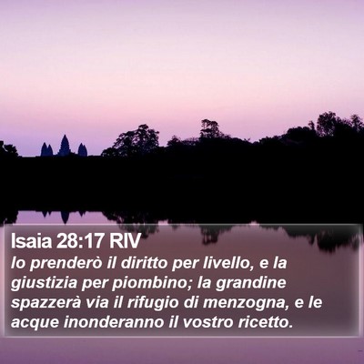 Isaia 28:17 RIV Bible Verse Image
