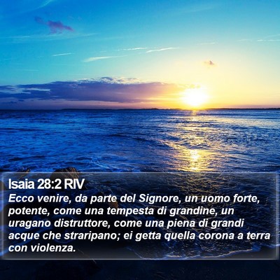 Isaia 28:2 RIV Bible Verse Image