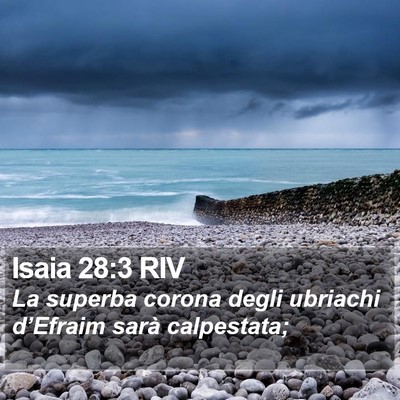 Isaia 28:3 RIV Bible Verse Image