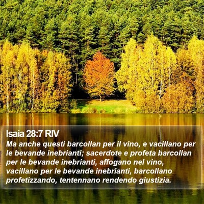 Isaia 28:7 RIV Bible Verse Image