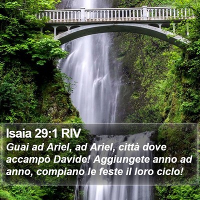 Isaia 29:1 RIV Bible Verse Image