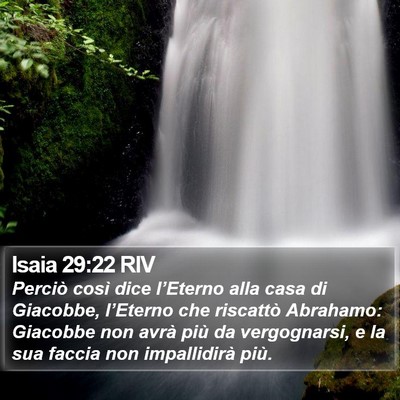 Isaia 29:22 RIV Bible Verse Image