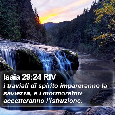 Isaia 29:24 RIV Bible Verse Image