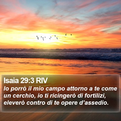 Isaia 29:3 RIV Bible Verse Image