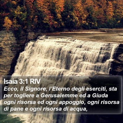Isaia 3:1 RIV Bible Verse Image