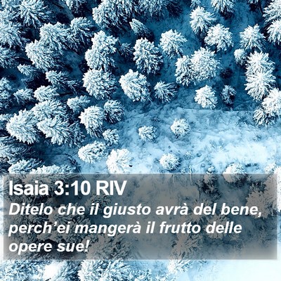 Isaia 3:10 RIV Bible Verse Image
