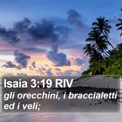 Isaia 3:19 RIV Bible Verse Image