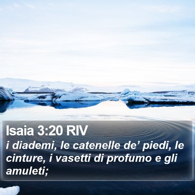 Isaia 3:20 RIV Bible Verse Image