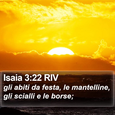 Isaia 3:22 RIV Bible Verse Image