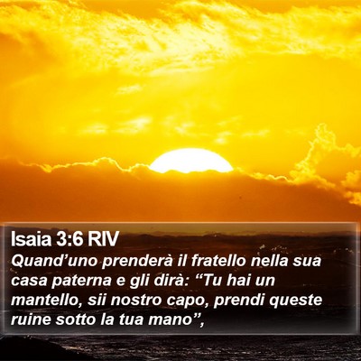 Isaia 3:6 RIV Bible Verse Image