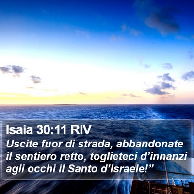 Isaia 30:11 RIV Bible Verse Image