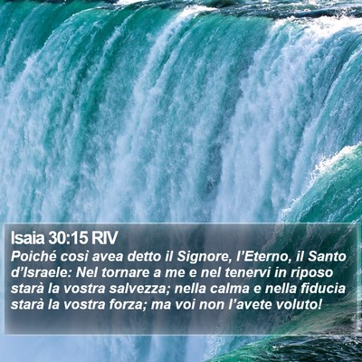 Isaia 30:15 RIV Bible Verse Image