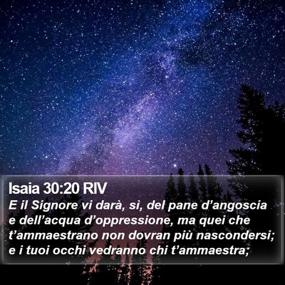 Isaia 30:20 RIV Bible Verse Image