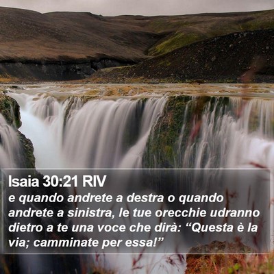 Isaia 30:21 RIV Bible Verse Image