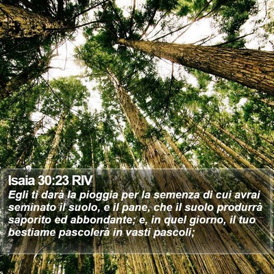 Isaia 30:23 RIV Bible Verse Image