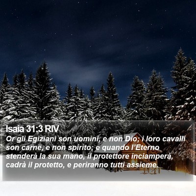 Isaia 31:3 RIV Bible Verse Image