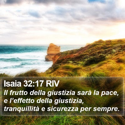 Isaia 32:17 RIV Bible Verse Image