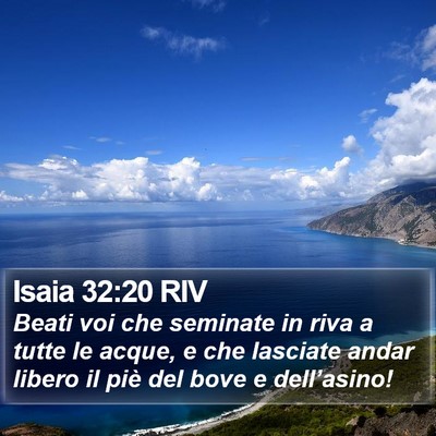 Isaia 32:20 RIV Bible Verse Image