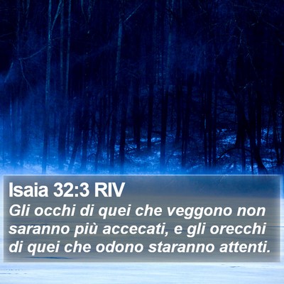 Isaia 32:3 RIV Bible Verse Image