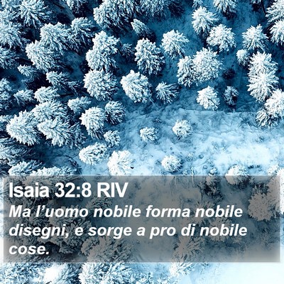 Isaia 32:8 RIV Bible Verse Image