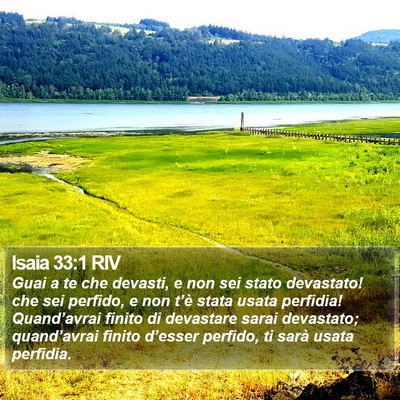 Isaia 33:1 RIV Bible Verse Image