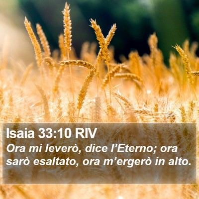 Isaia 33:10 RIV Bible Verse Image