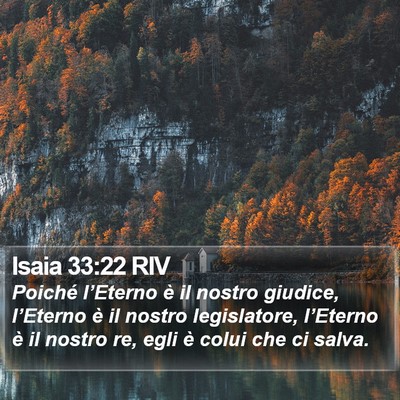 Isaia 33:22 RIV Bible Verse Image
