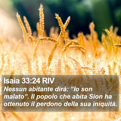 Isaia 33:24 RIV Bible Verse Image