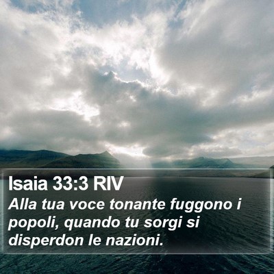 Isaia 33:3 RIV Bible Verse Image