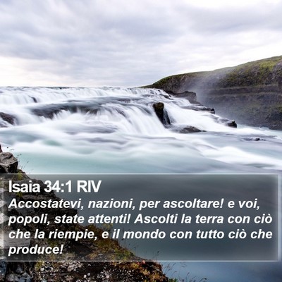 Isaia 34:1 RIV Bible Verse Image