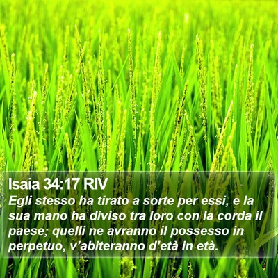 Isaia 34:17 RIV Bible Verse Image