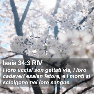 Isaia 34:3 RIV Bible Verse Image