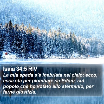 Isaia 34:5 RIV Bible Verse Image