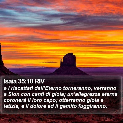 Isaia 35:10 RIV Bible Verse Image