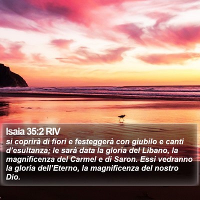 Isaia 35:2 RIV Bible Verse Image