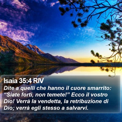 Isaia 35:4 RIV Bible Verse Image