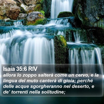 Isaia 35:6 RIV Bible Verse Image