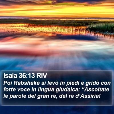 Isaia 36:13 RIV Bible Verse Image