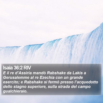 Isaia 36:2 RIV Bible Verse Image