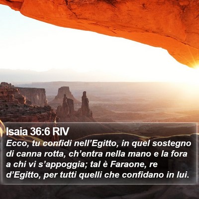 Isaia 36:6 RIV Bible Verse Image