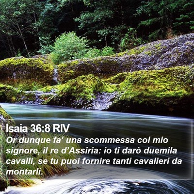 Isaia 36:8 RIV Bible Verse Image